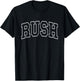 Rush Varsity College University School Campus T-Shirt - T-Shirt | Black