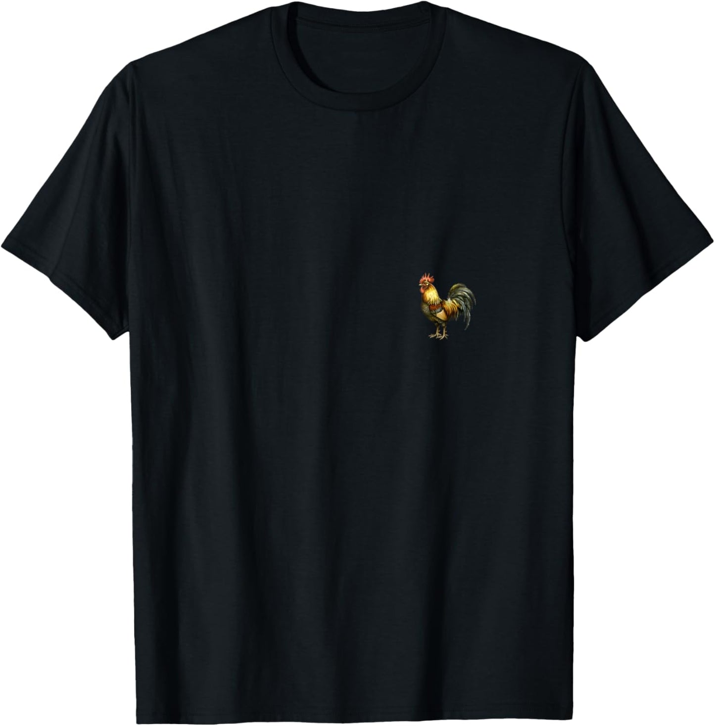 Vintage Rooster Key West Florida Vacation 2-Sided V-Neck T-Shirt - T-Shirt | Black