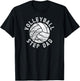 Volleyball Step-Dad Of A Volleyball Player Stepfather T-Shirt - T-Shirt | Black