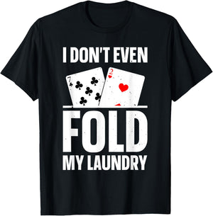 Funny Poker Design Women Poker Player Poker Lover T-Shirt - T-Shirt | Black