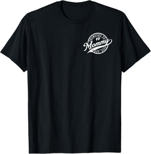 Mommy Est 2026 New Mom Announcement Promoted to Mommy T-Shirt - T-Shirt | Black