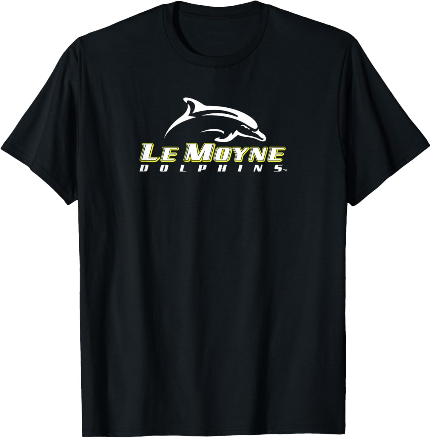 Le Moyne College Dolphins Primary Logo T-Shirt - T-Shirt | Black
