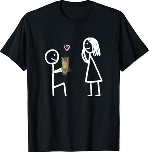 Funny wholesome cat meme Women Kids T-Shirt - T-Shirt | Black