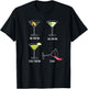 Funny Martini Drinker One Two Three Martini Floor T-Shirt - T-Shirt | Black
