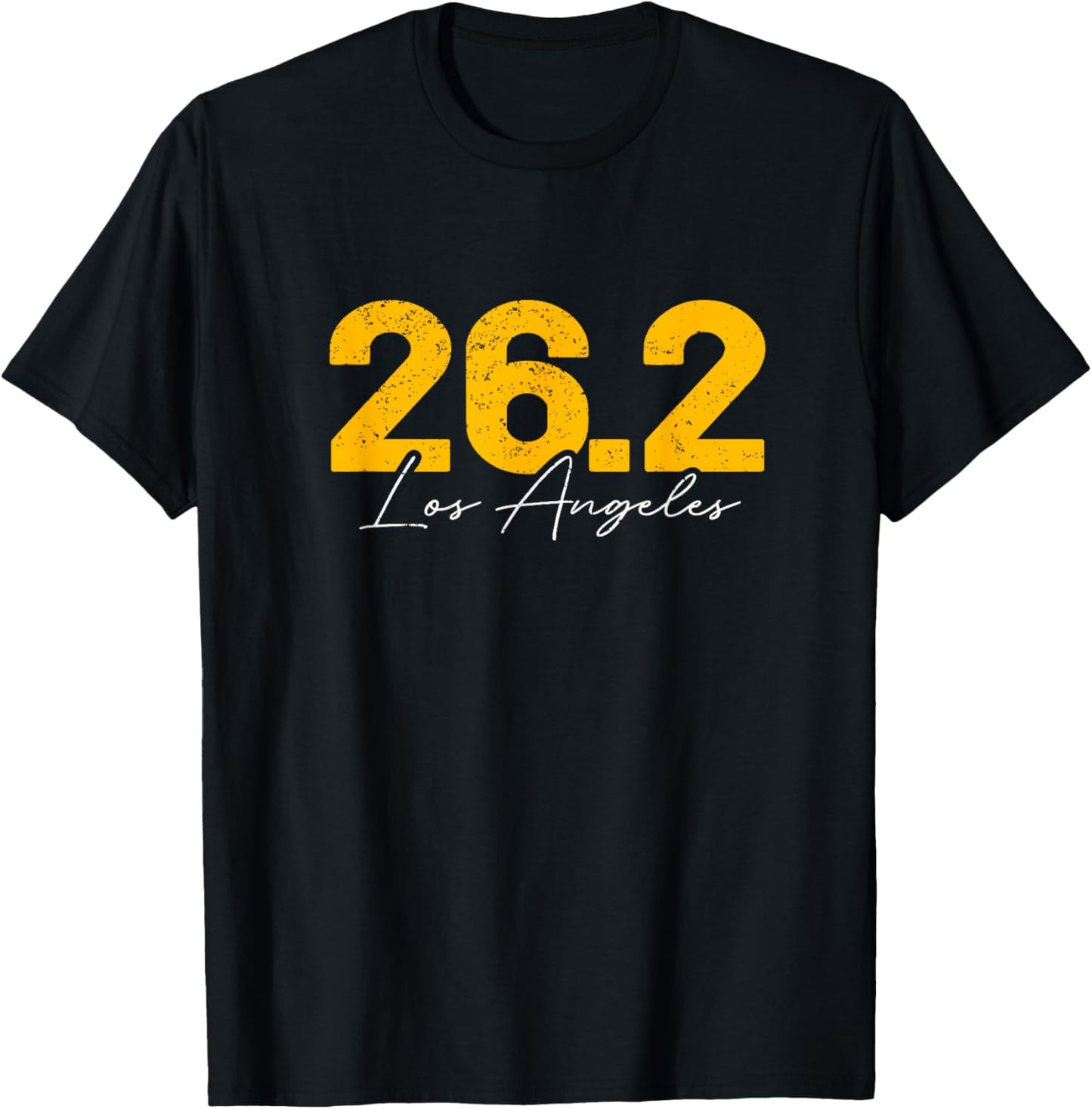 Los Angeles LA Running 26.2 Marathon Runner T-Shirt - T-Shirt | Black