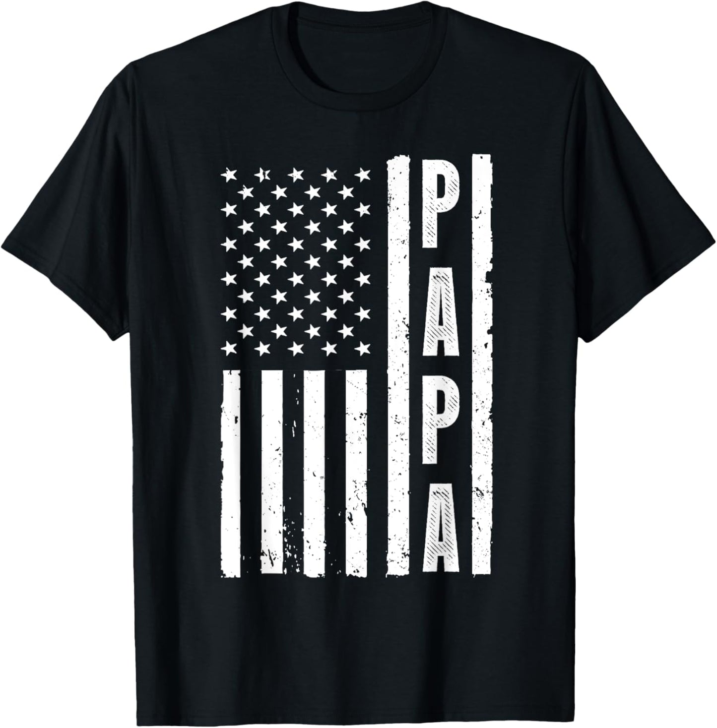 Best Papa Design Dad Grandpa Papi Father's Day Papa T-Shirt - T-Shirt | Black