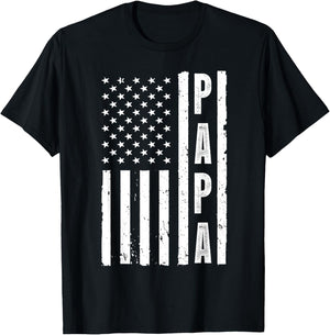 Best Papa Design Dad Grandpa Papi Father's Day Papa T-Shirt - T-Shirt | Black