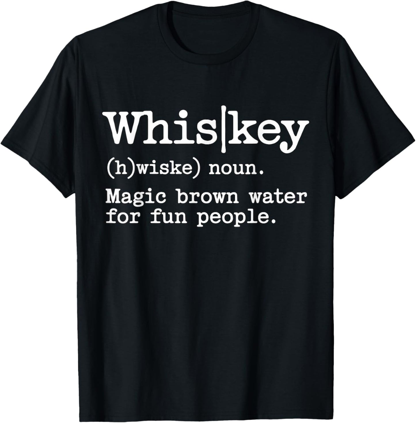 Whiskey Definition T-Shirt - T-Shirt | Black