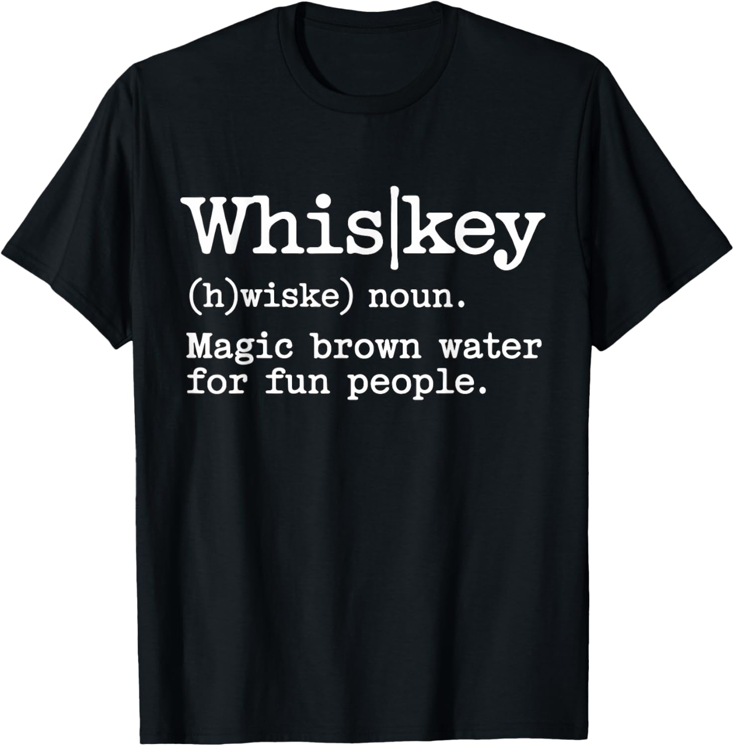 Whiskey Definition T-Shirt - T-Shirt | Black