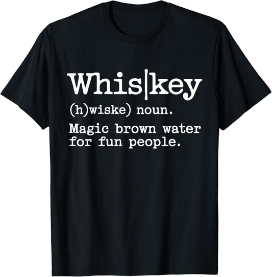 Whiskey Definition T-Shirt - T-Shirt | Black