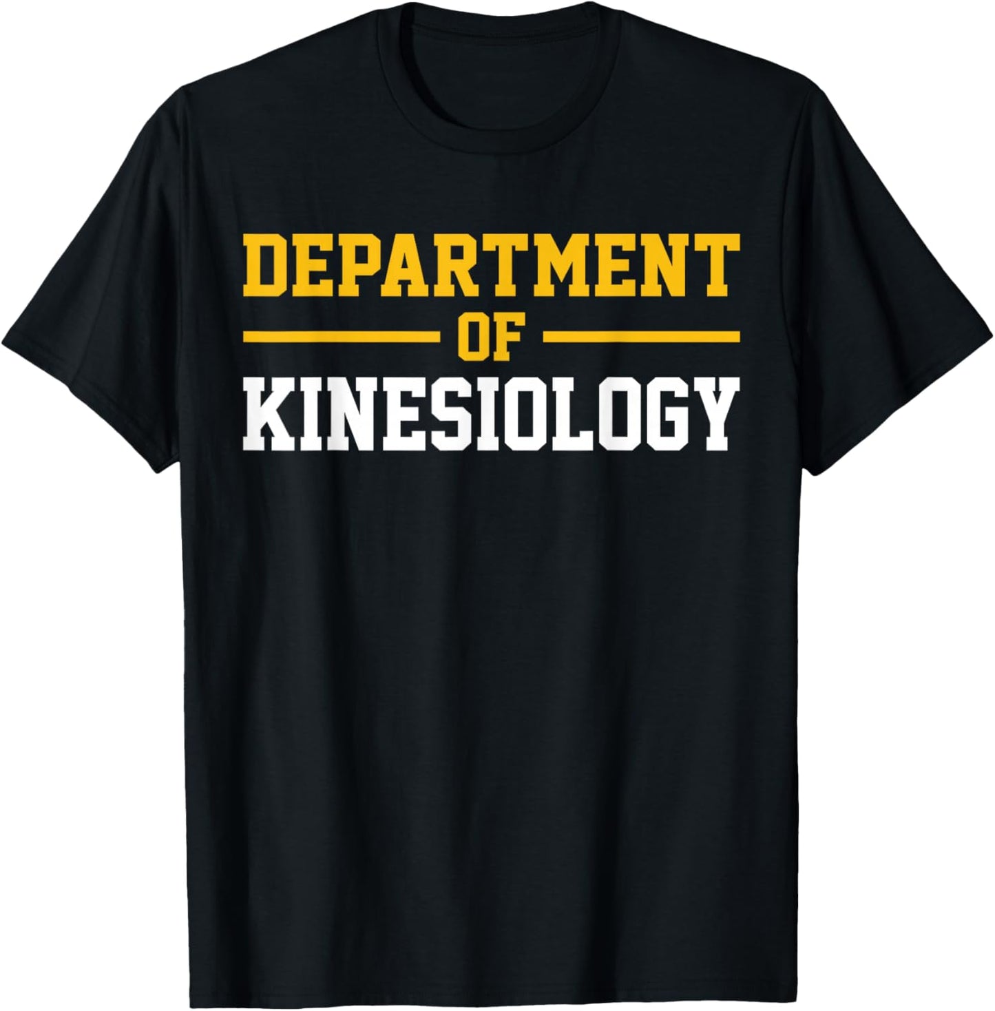 Department of Kinesiology T-Shirt - T-Shirt | Black