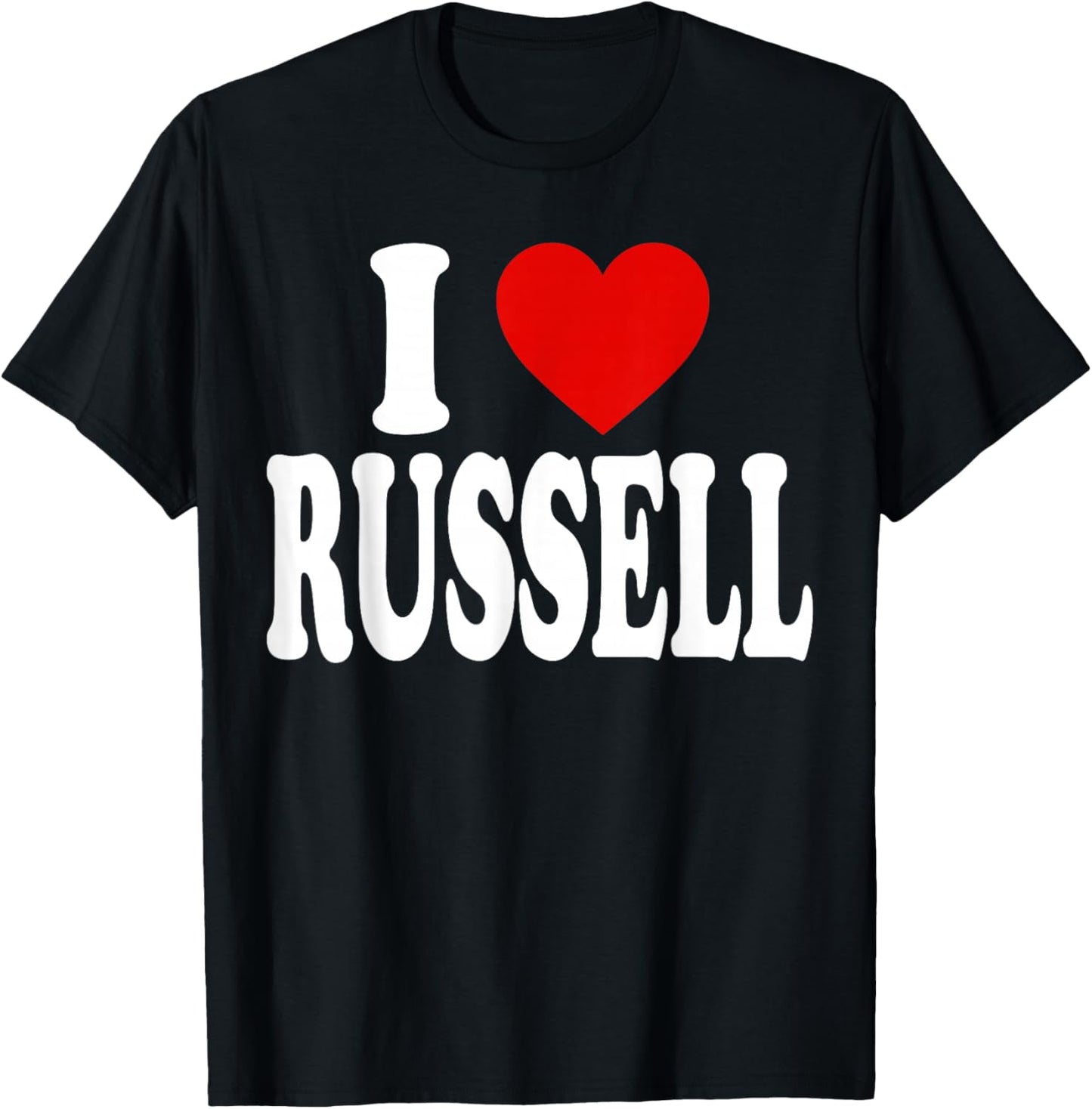 I Heart Love Russell T-Shirt - T-Shirt | Black