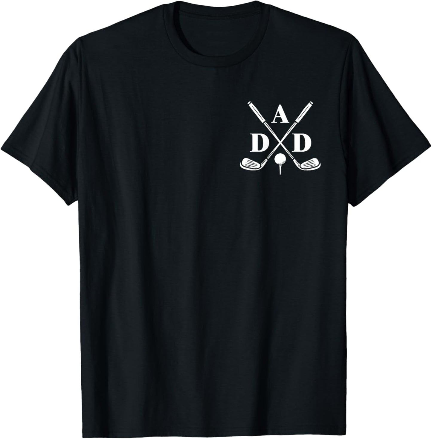 Funny Par Dad Golf Matching Golfing Quote Party Pocket T-Shirt - T-Shirt | Black