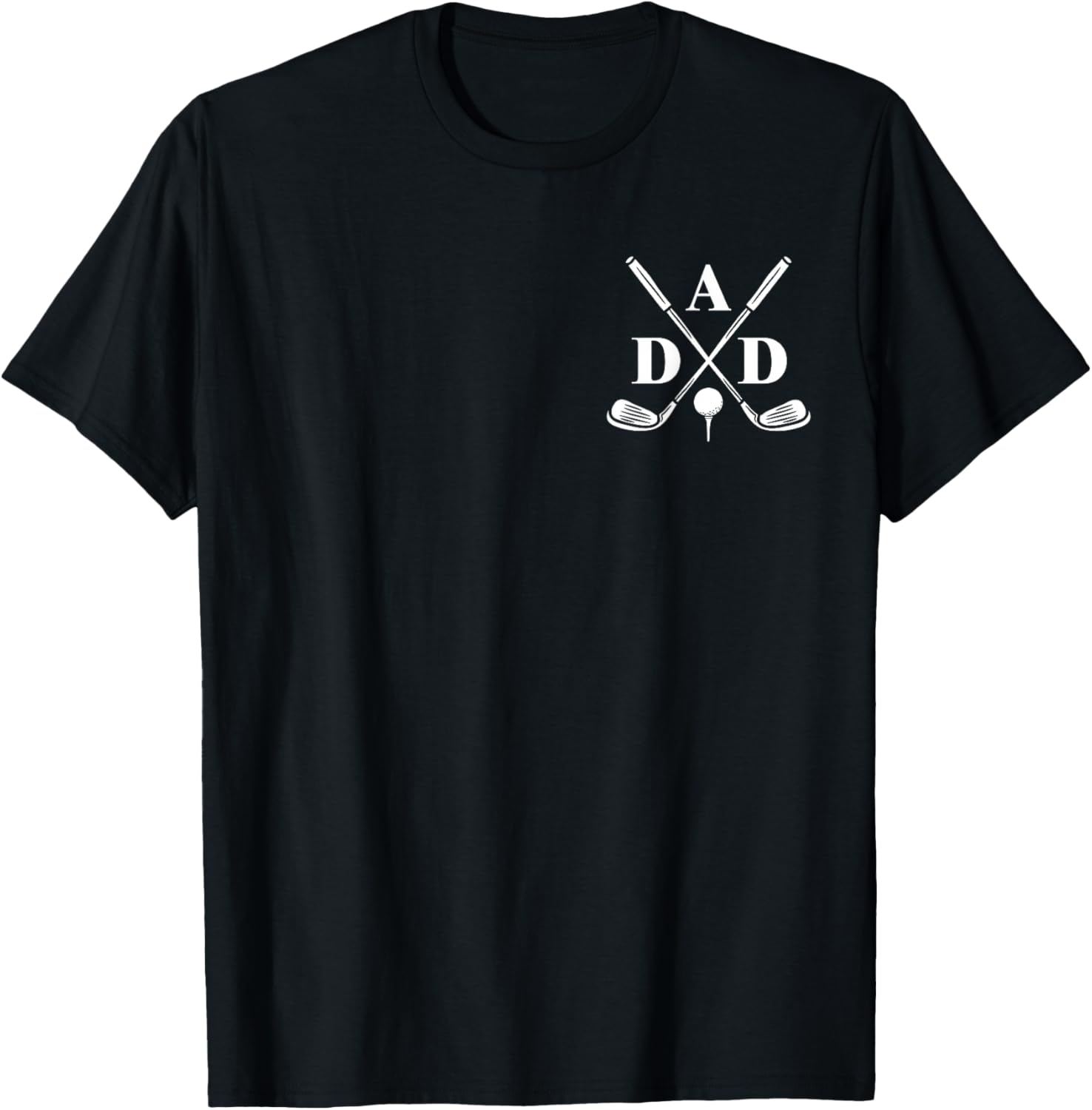 Funny Par Dad Golf Matching Golfing Quote Party Pocket T-Shirt - T-Shirt | Black