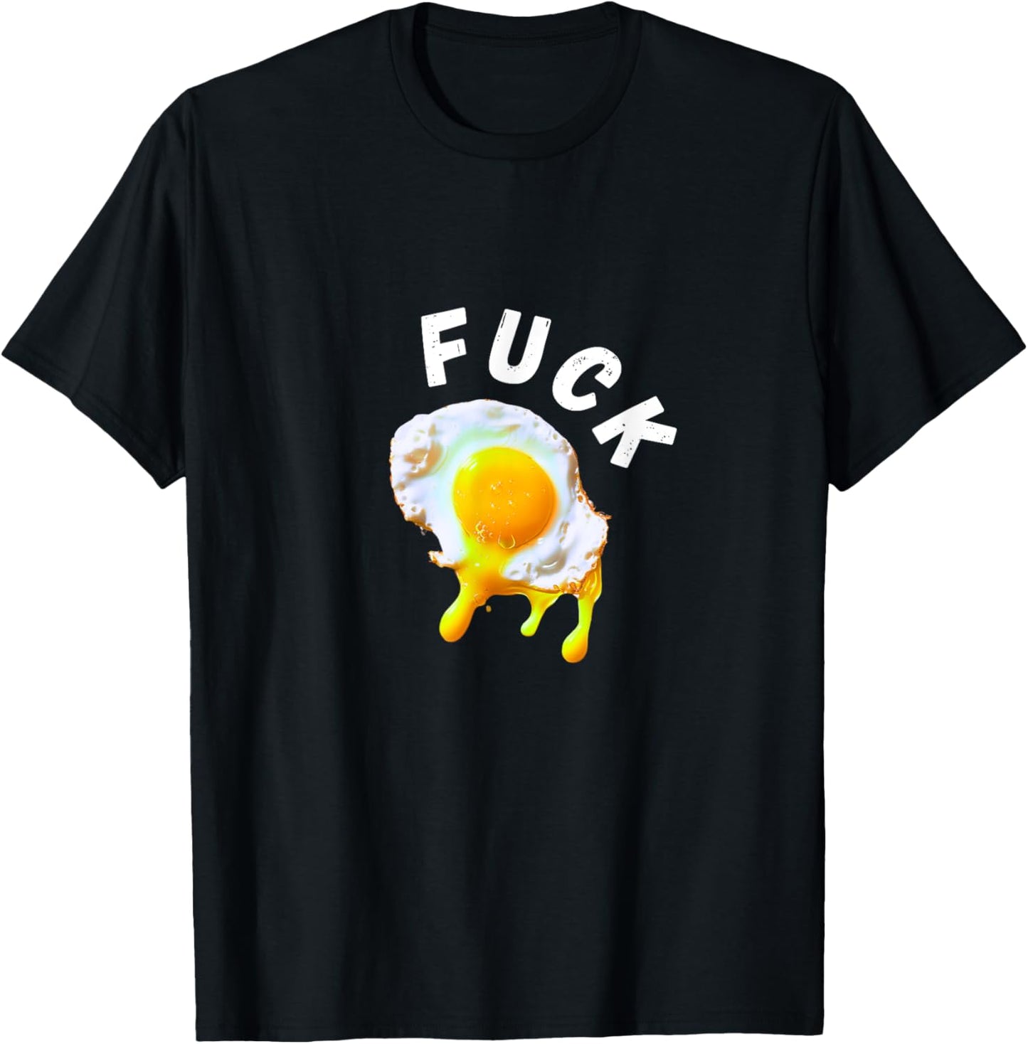 Broken Egg Yolk - Chef Fuck T-Shirt - T-Shirt | Black