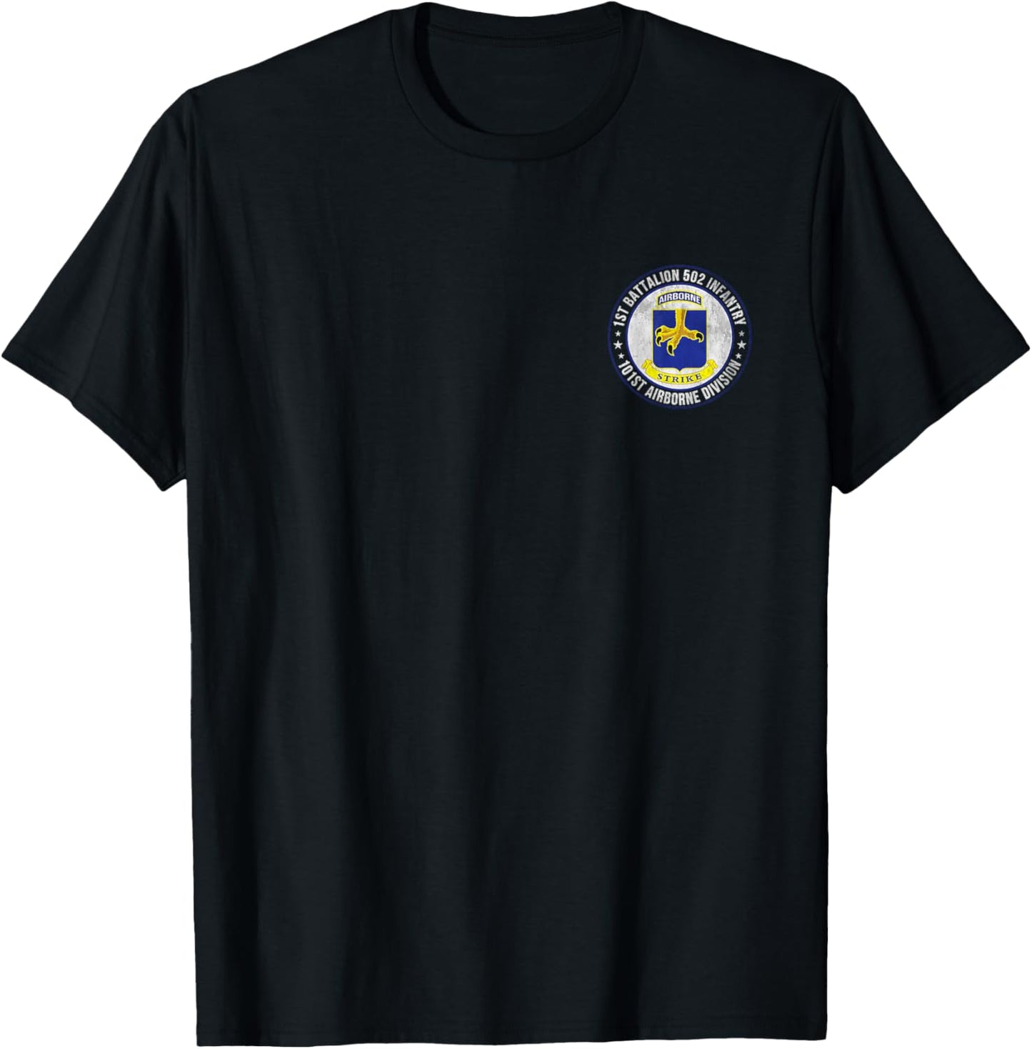 1st Battalion 502nd Infantry 101st Airborne Division Veteran T-Shirt - T-Shirt | Black