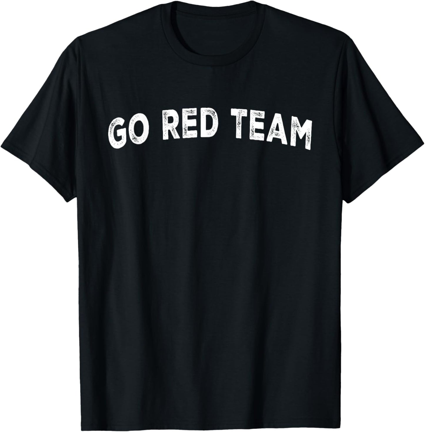 Go Red Team T-Shirt - T-Shirt | Black