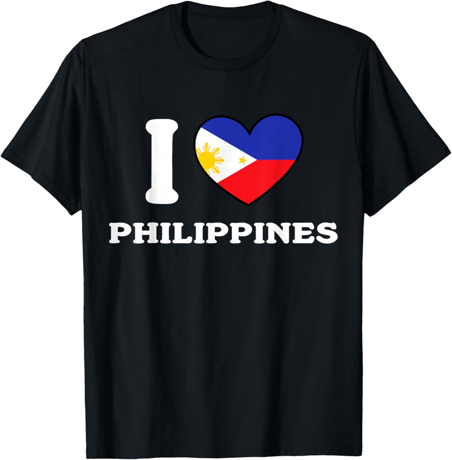 I Love Philippines T-Shirt - T-Shirt | Black