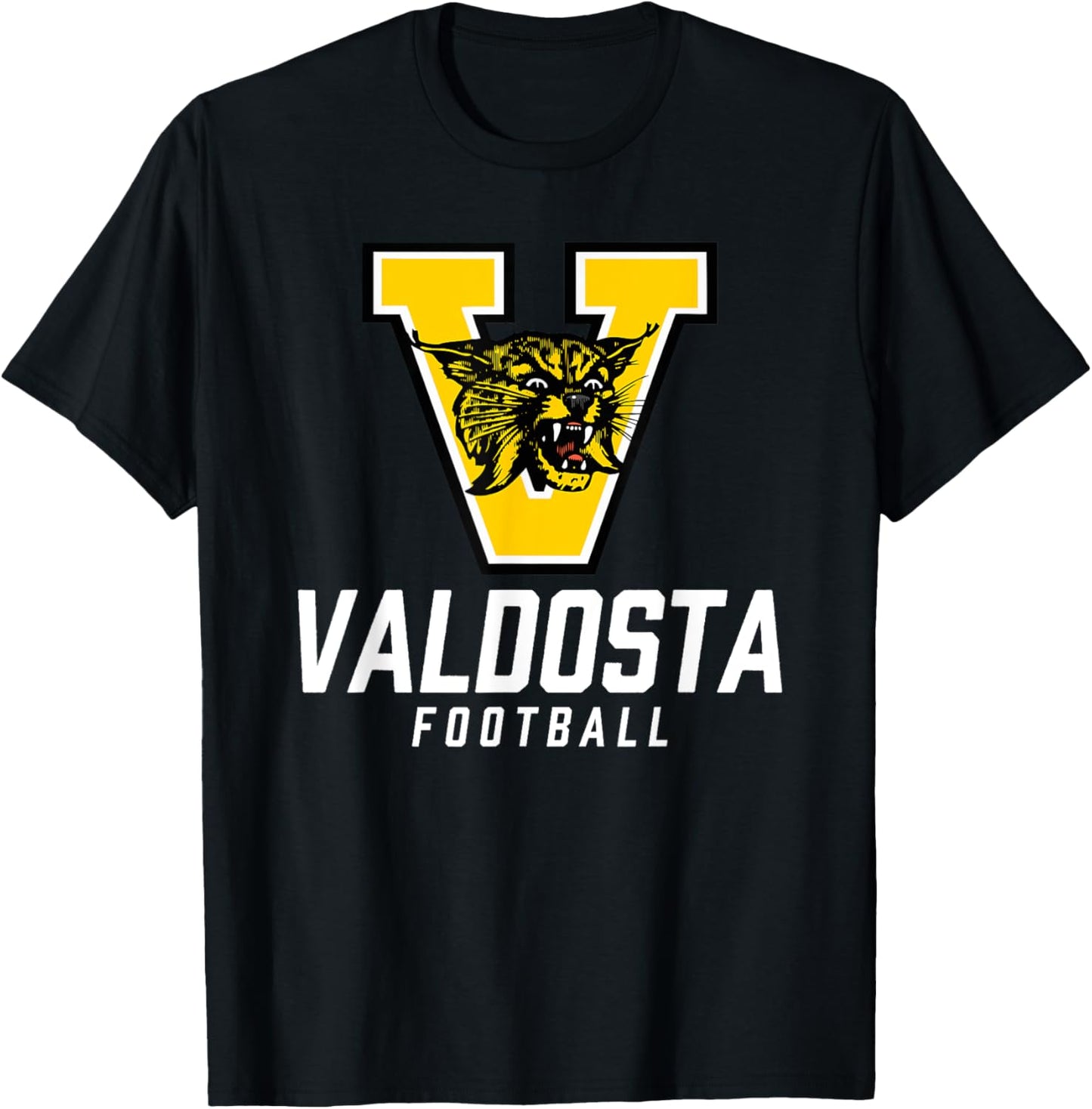 Valdosta Wildcats Logo Football Team HS T-Shirt - T-Shirt | Black