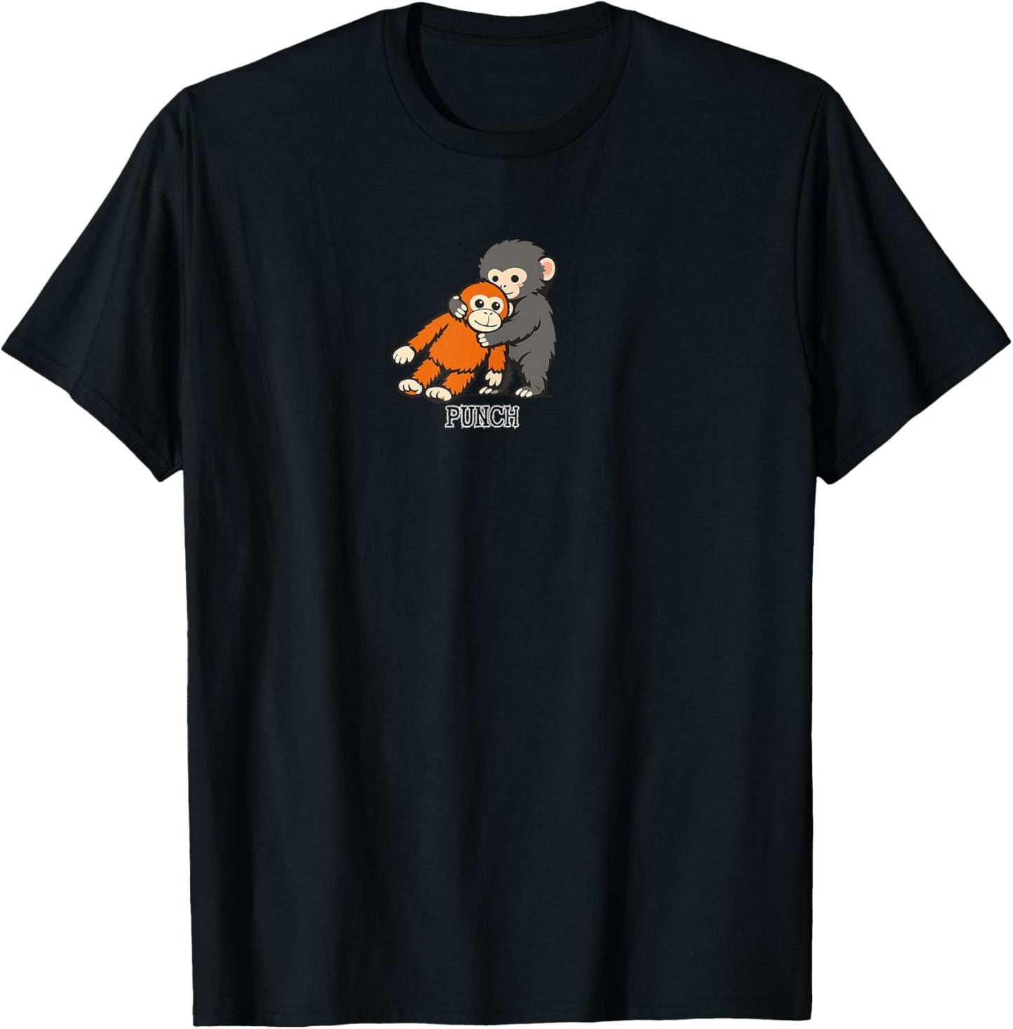 Monkey Punch T-Shirt - T-Shirt | Black