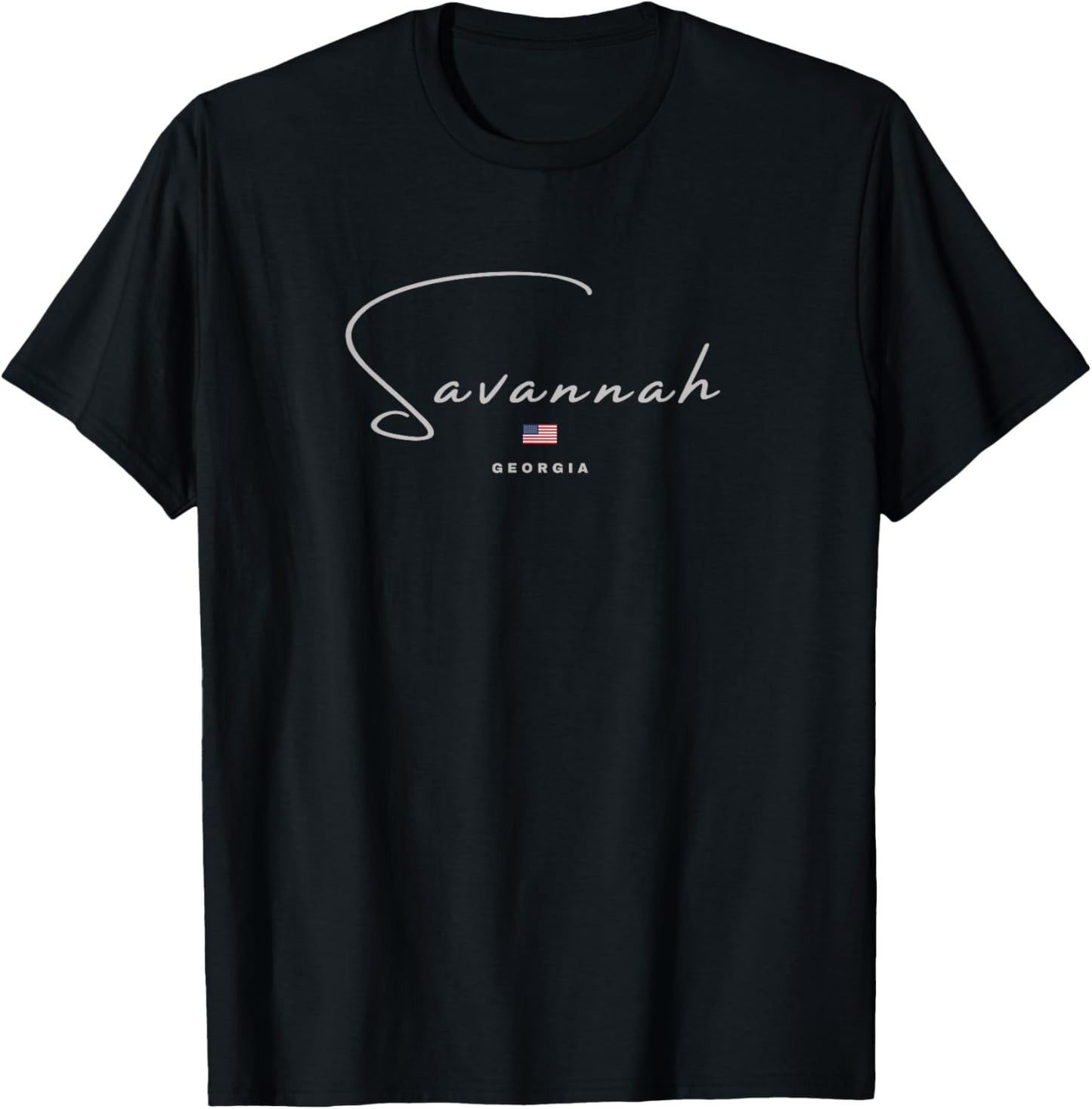 Savannah, Georgia T-Shirt - T-Shirt | Black