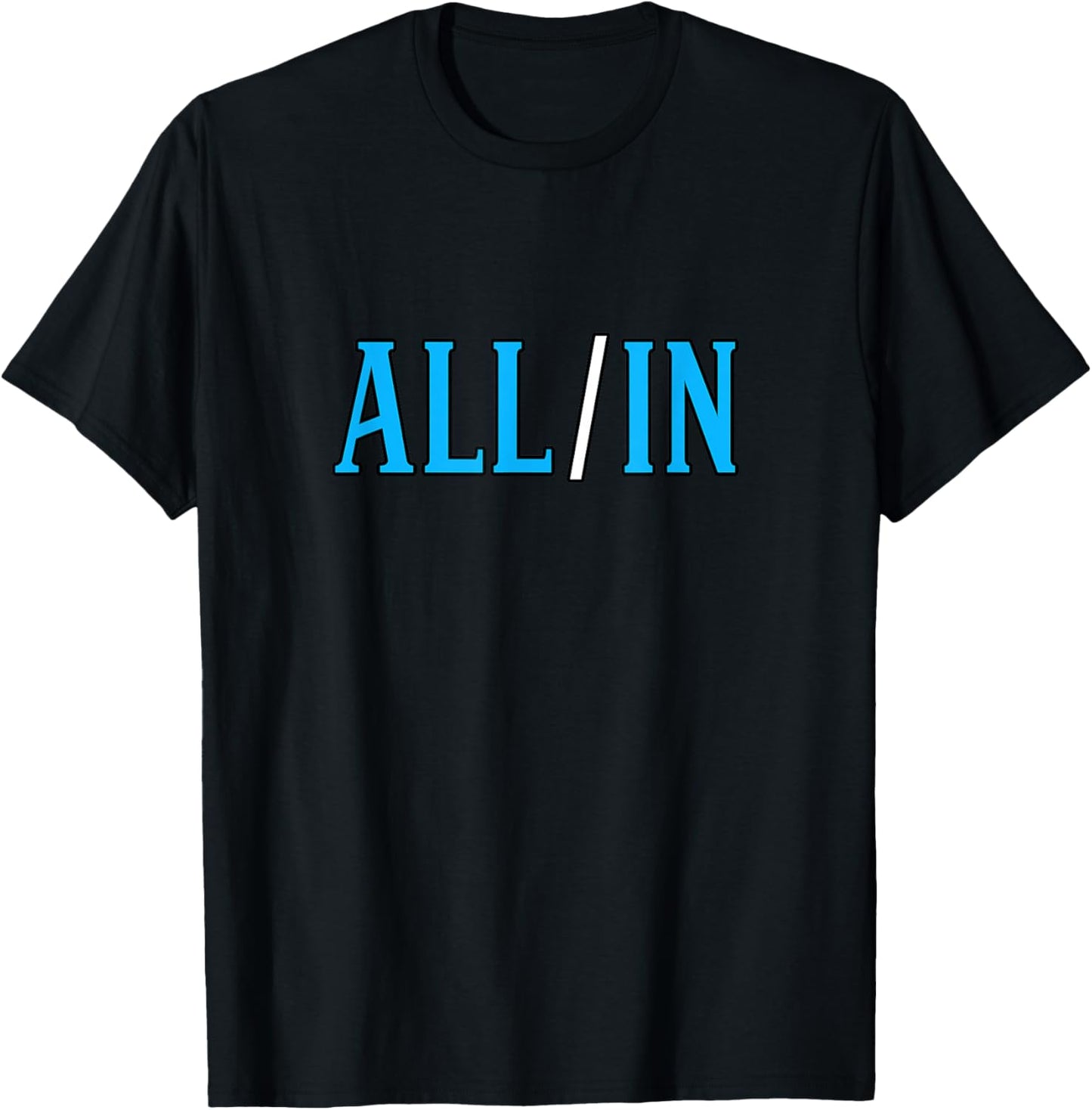 Blue All/in Blue Graphic T-Shirt - T-Shirt | Black