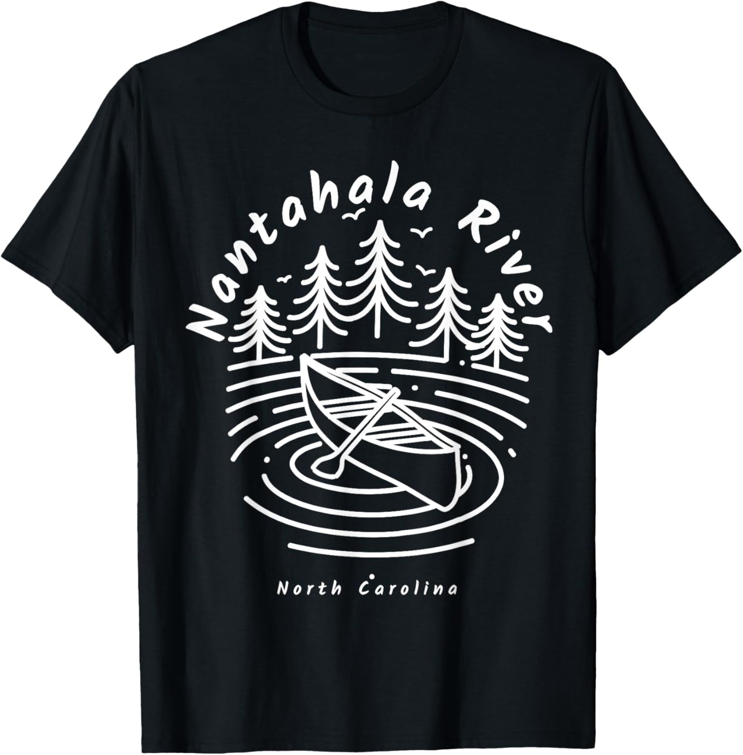 Nantahala River North Carolina T-Shirt - T-Shirt | Black