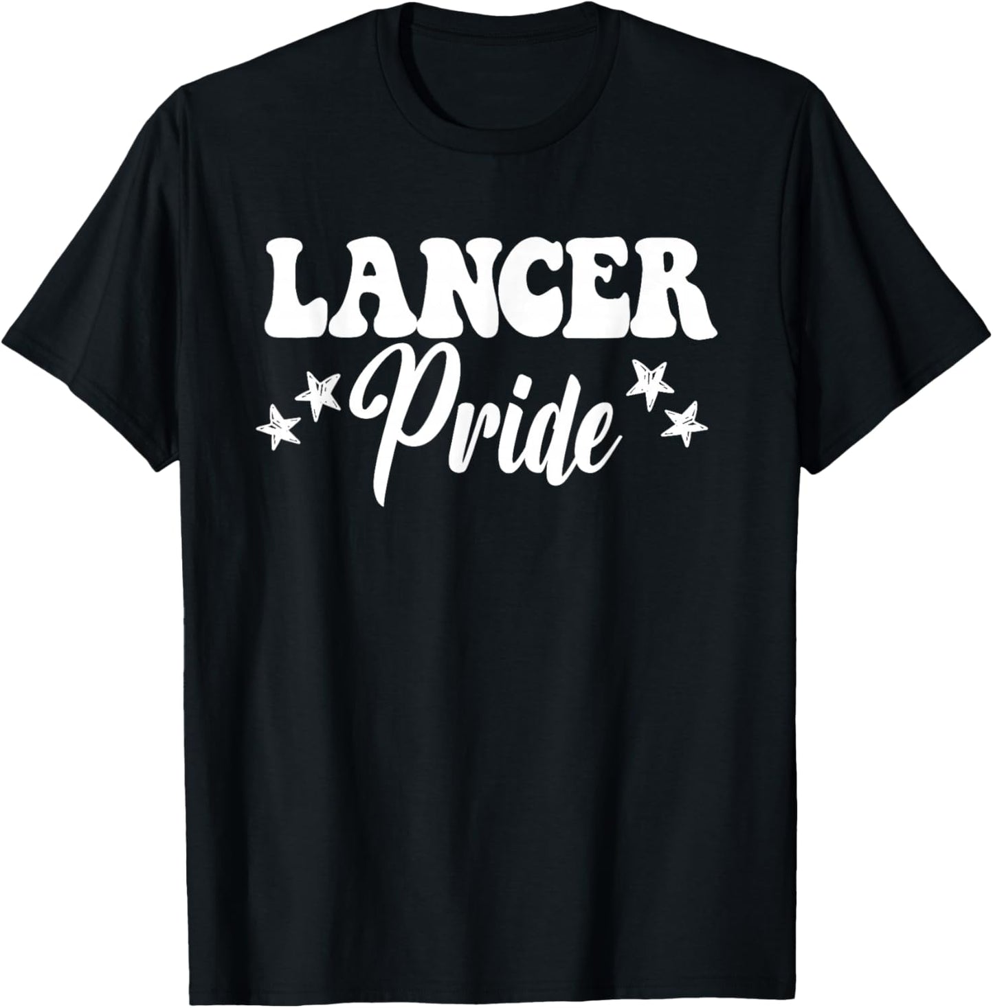 Lancer Pride High School Lancers Sports Team Lancers T-Shirt - T-Shirt | Black