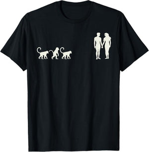 God Created Them Male and Female T-Shirt - T-Shirt | Black