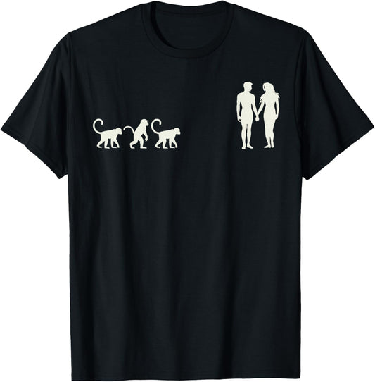 God Created Them Male and Female T-Shirt - T-Shirt | Black