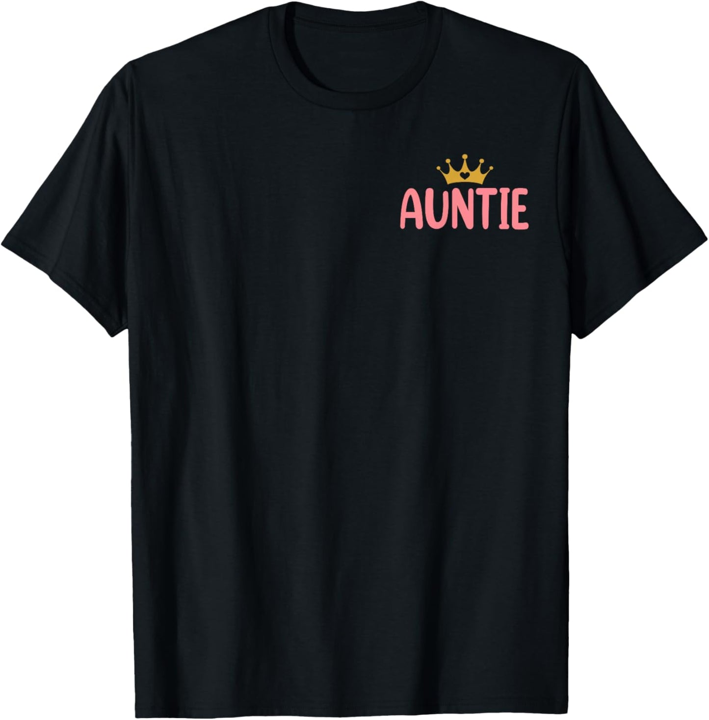 Auntie of The Birthday for Girl - 1st Birthday Princess Girl T-Shirt - T-Shirt | Black