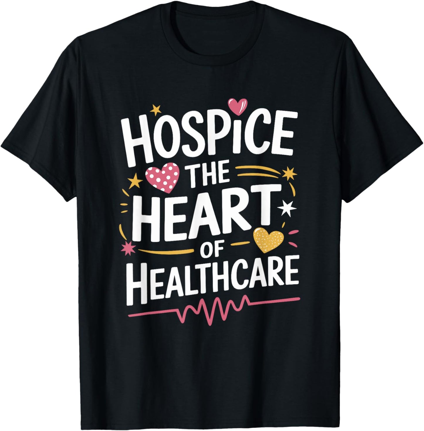 Palliative Nursing Hospice Nurse Design Hospice Nursing T-Shirt - T-Shirt | Black
