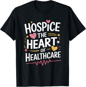 Palliative Nursing Hospice Nurse Design Hospice Nursing T-Shirt - T-Shirt | Black