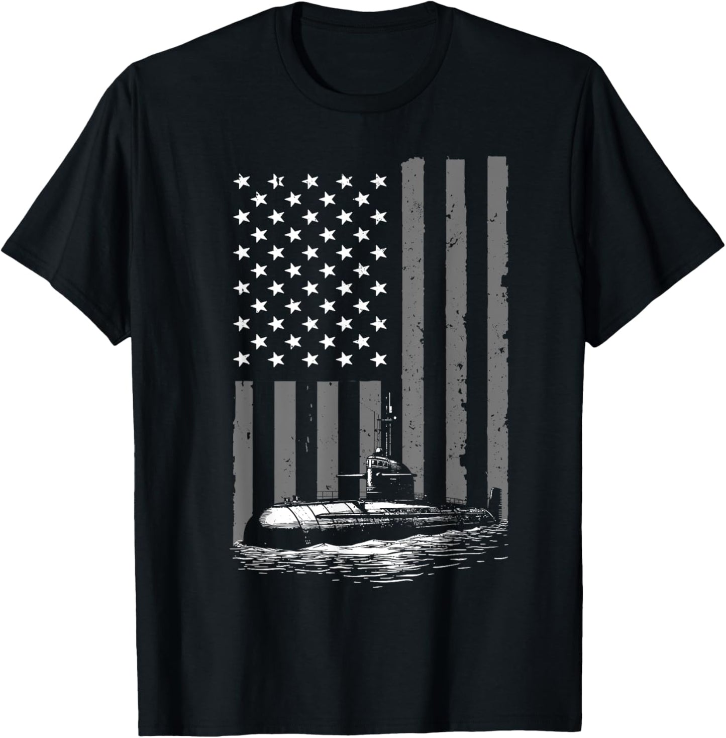 Funny Submarine Design Submariner Submarine Veteran T-Shirt - T-Shirt | Black