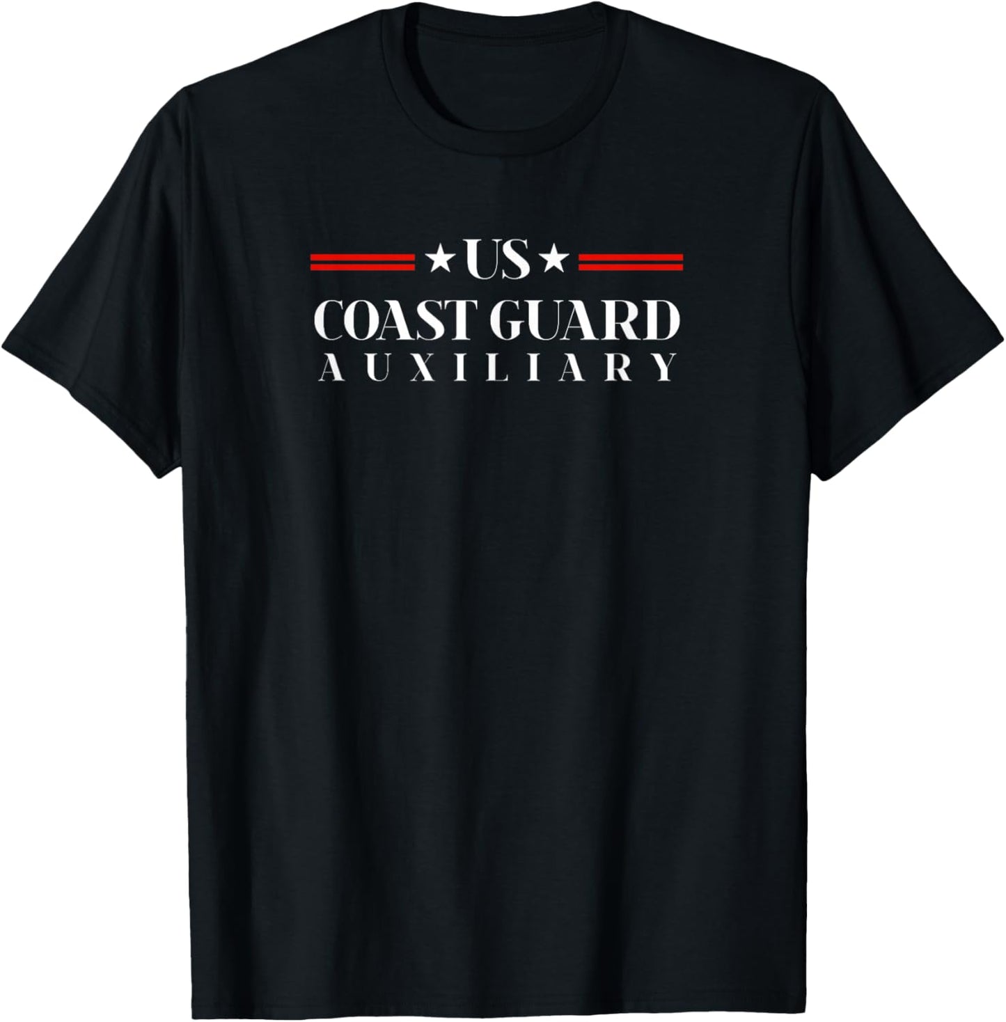USCG AUX | United States Coast Guard Auxiliary T-Shirt - T-Shirt | Black