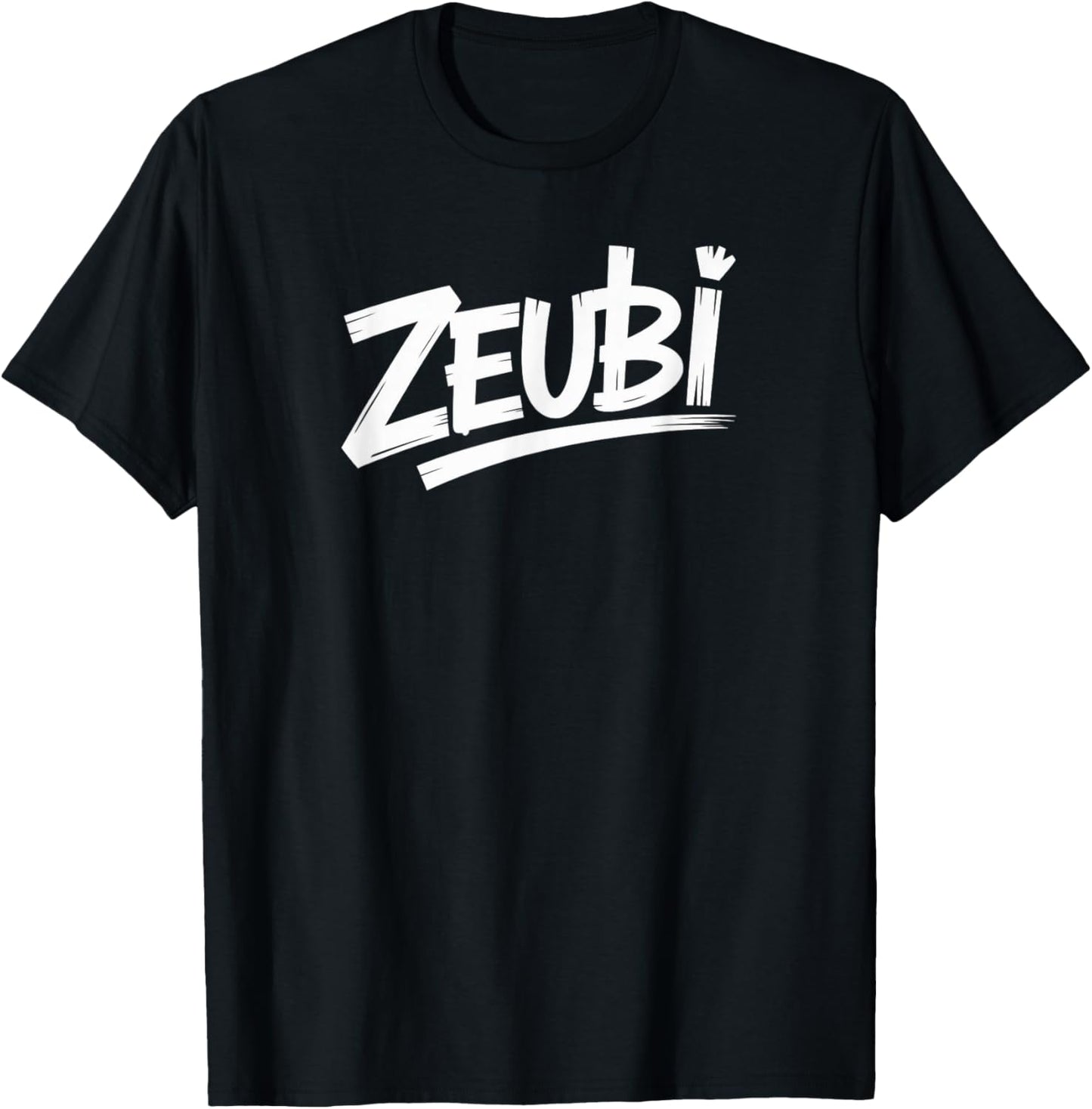 Zeubi – Humour Texte Streetwear Minimaliste T-Shirt - T-Shirt | Black