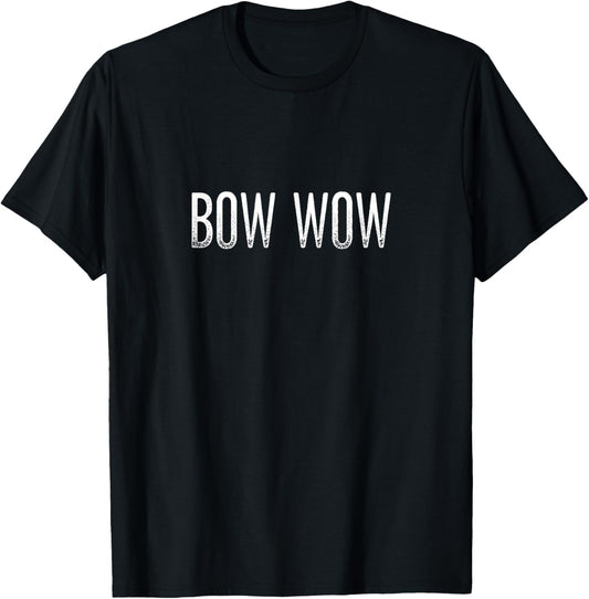 Bow Wow - Vintage Style T-Shirt - T-Shirt | Black