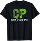 CP Won't Stop Me Cerebral Palsy Warrior CP Awareness Month T-Shirt - T-Shirt | Black