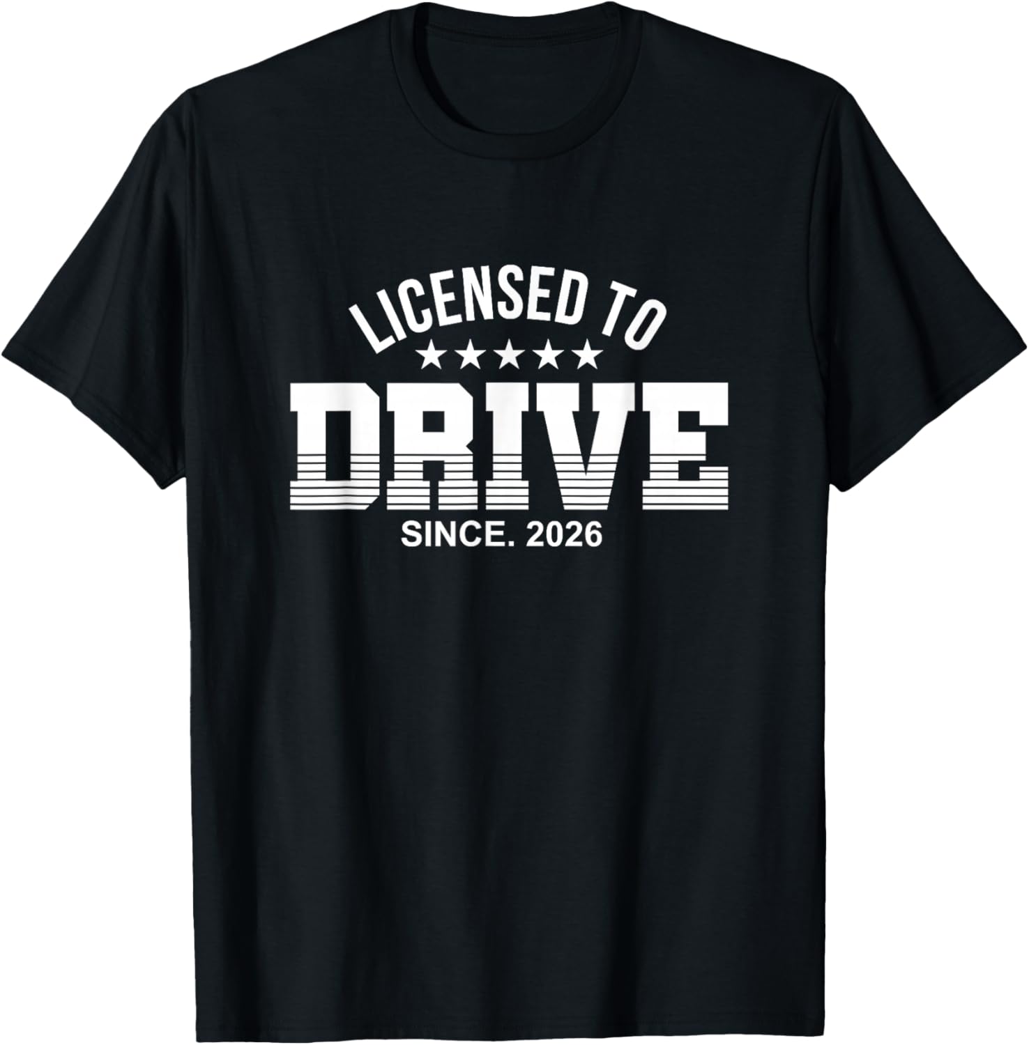 Driving Licence Test Passed 2026 T-Shirt - T-Shirt | Black