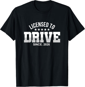 Driving Licence Test Passed 2026 T-Shirt - T-Shirt | Black