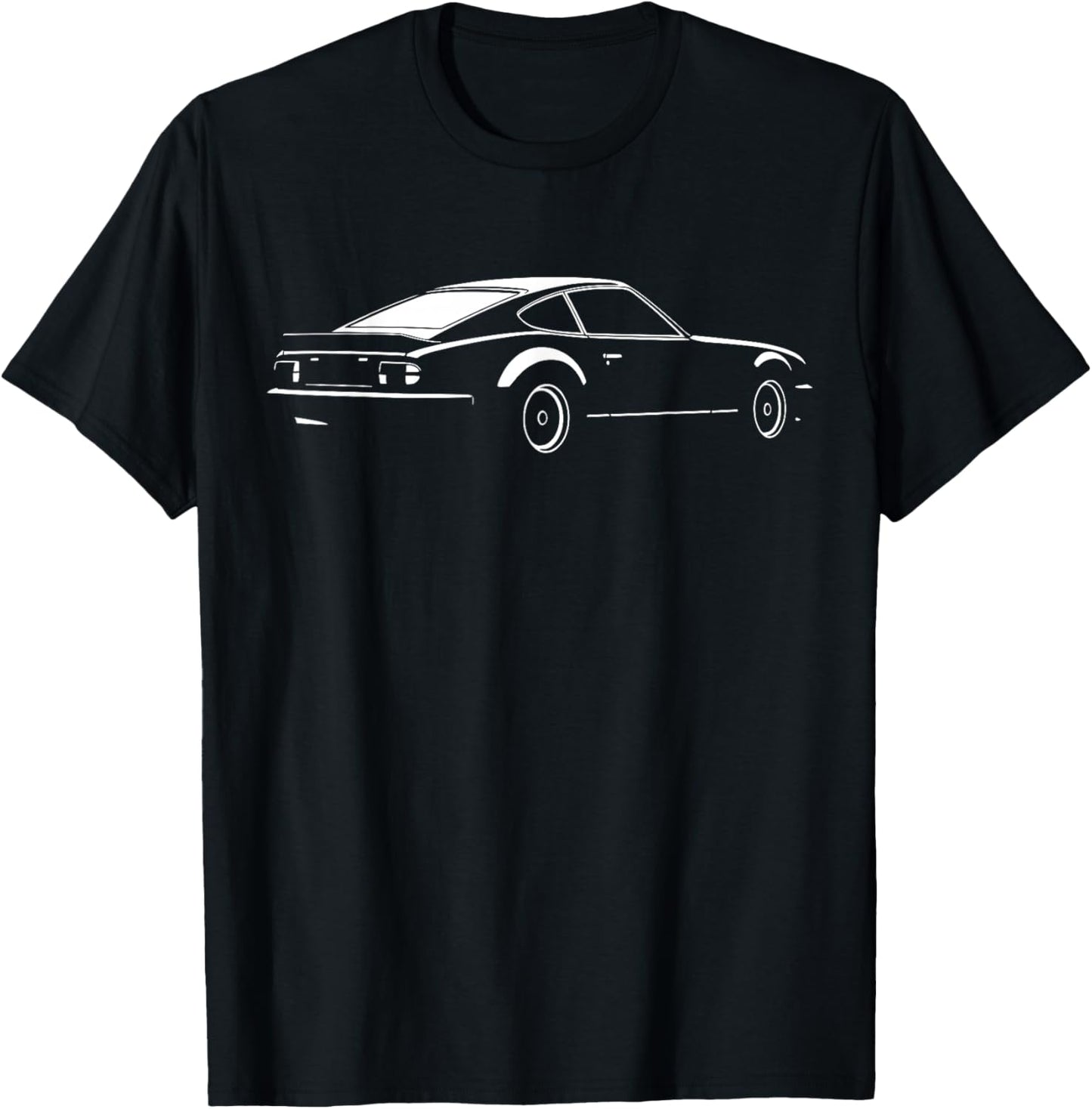 Legendary Racing Sports Car Iconic Racing Car Silhouette T-Shirt - T-Shirt | Black