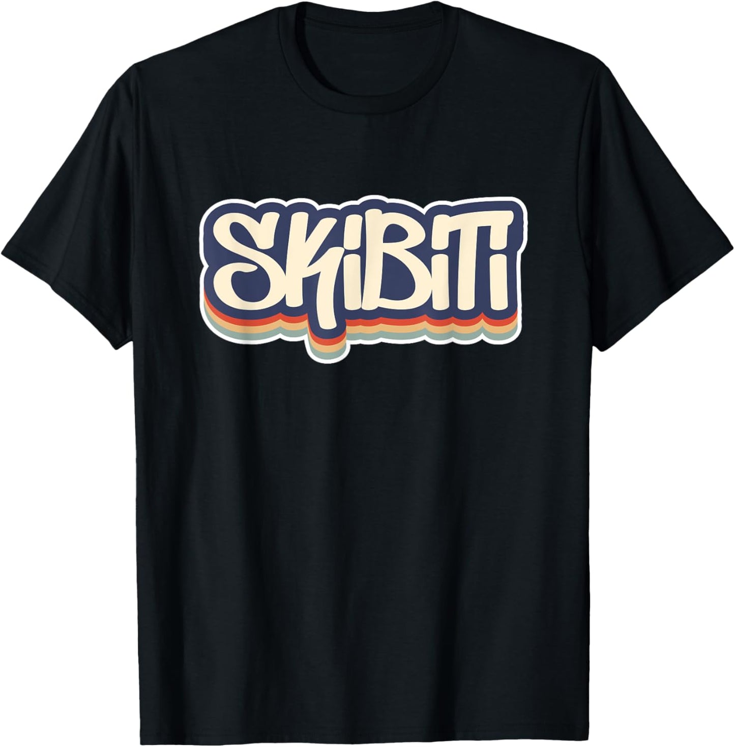 Skibiti Toilet Gen Alpha Slang Meme Ohio Rizz Rizzler Funny T-Shirt - T-Shirt | Black