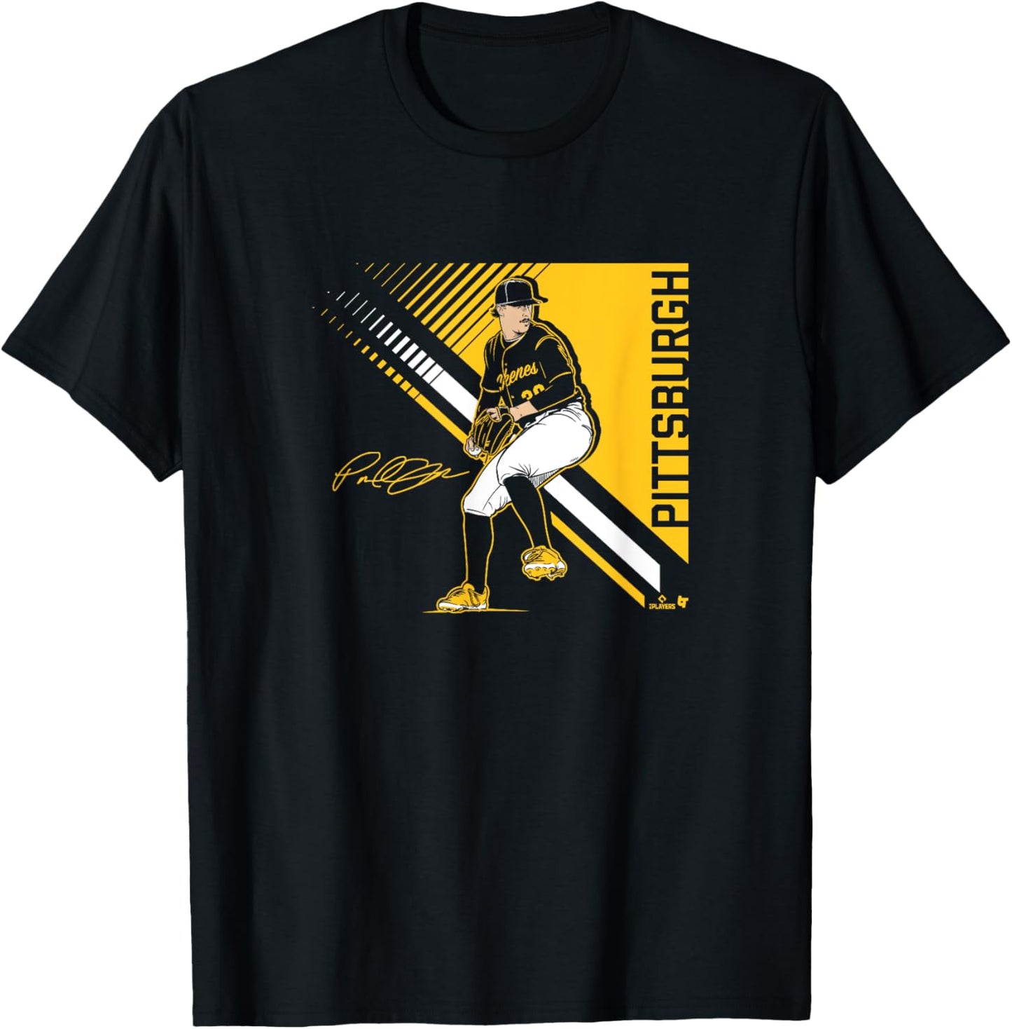 Paul Skenes: Superstar 2.0 - Pittsburgh Baseball T-Shirt - T-Shirt | Black