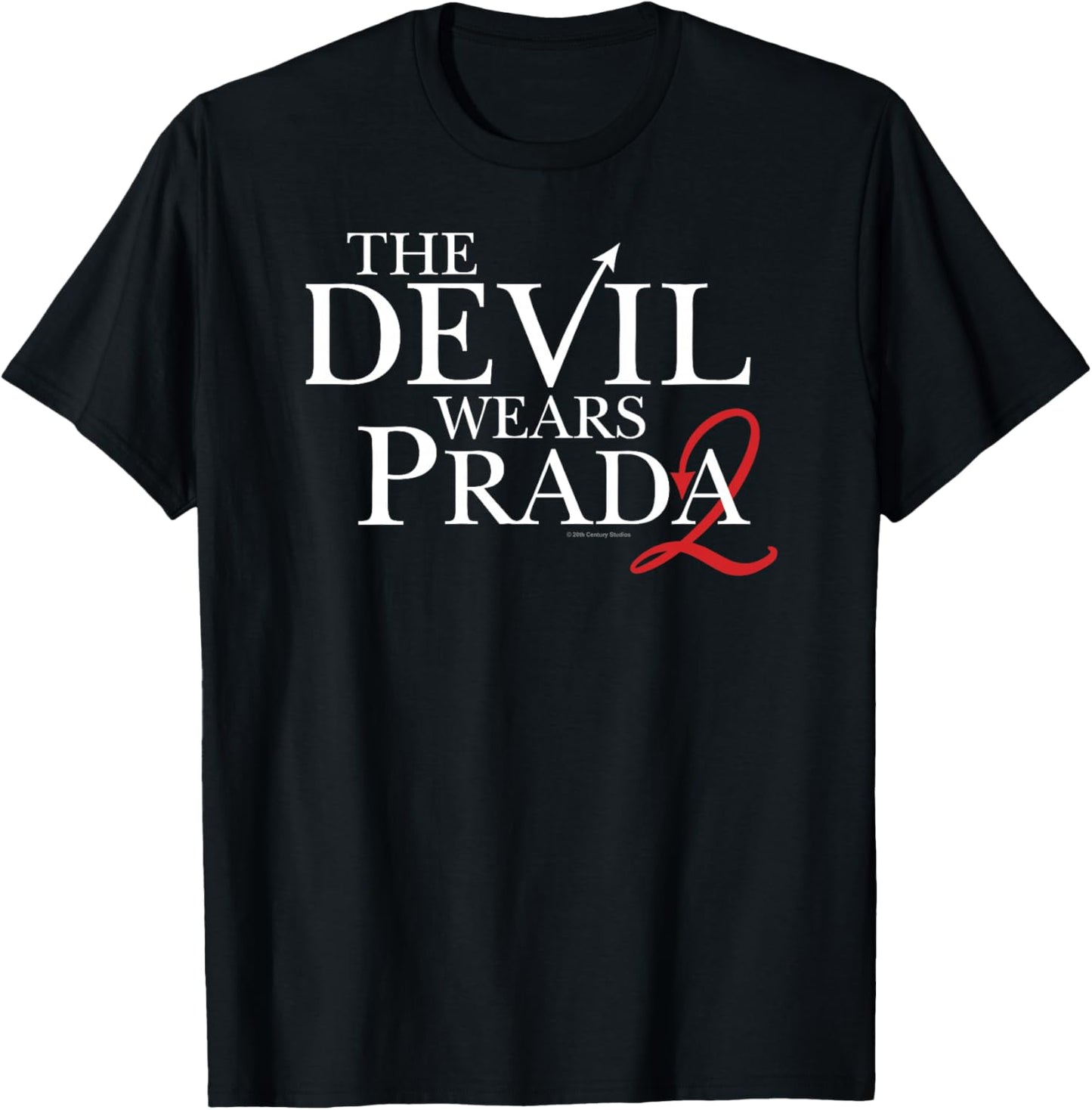 The Devil Wears Prada 2 Official Logo 2 As Red Devil's Tail Haut de Gamme T-Shirt - T-Shirt | Black