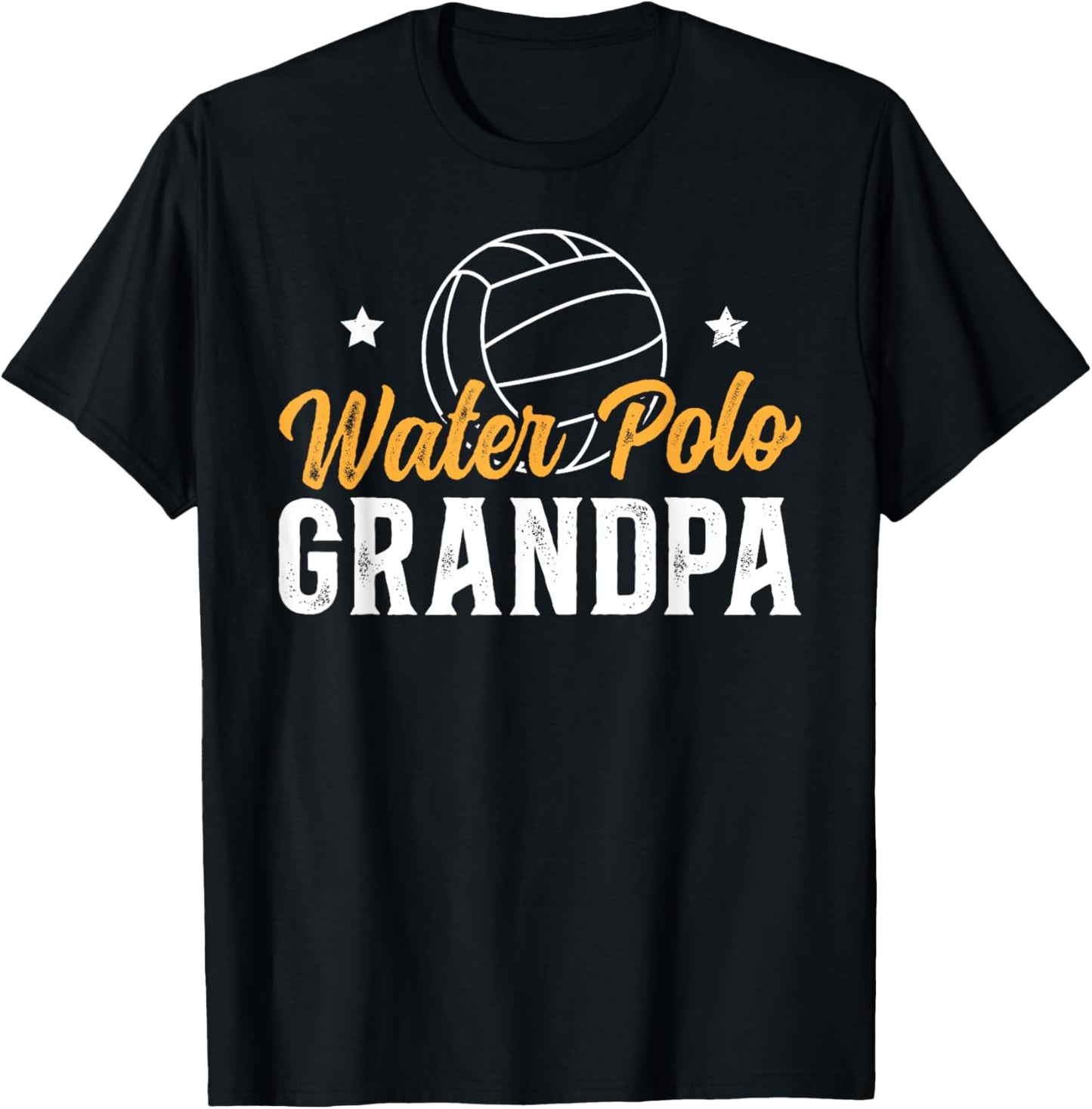 Water Polo Grandpa Of A Water Polo Player Grandfather T-Shirt - T-Shirt | Black