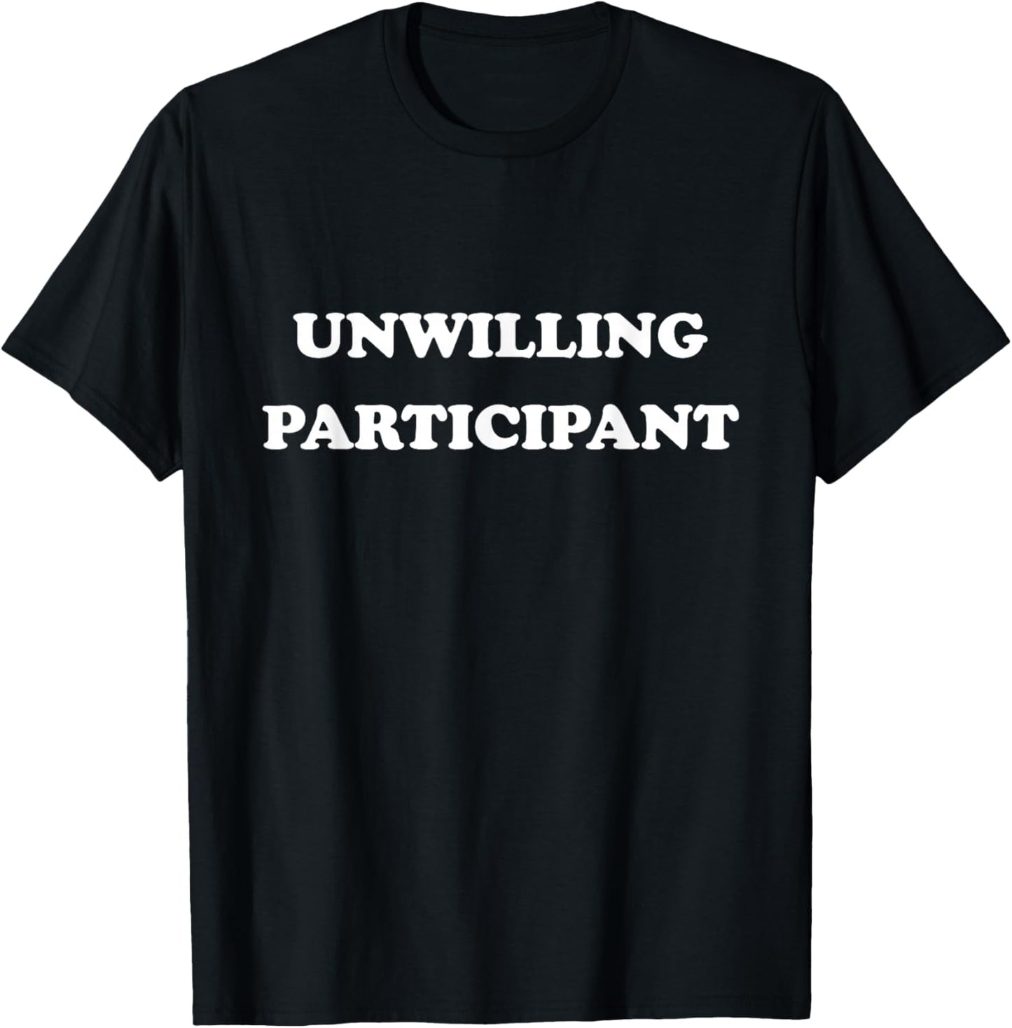 Unwilling Participant Retro T-Shirt - T-Shirt | Black