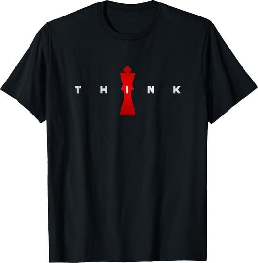 Chess Player Lover Think Art Chess Pieces Kids T-Shirt - T-Shirt | Black
