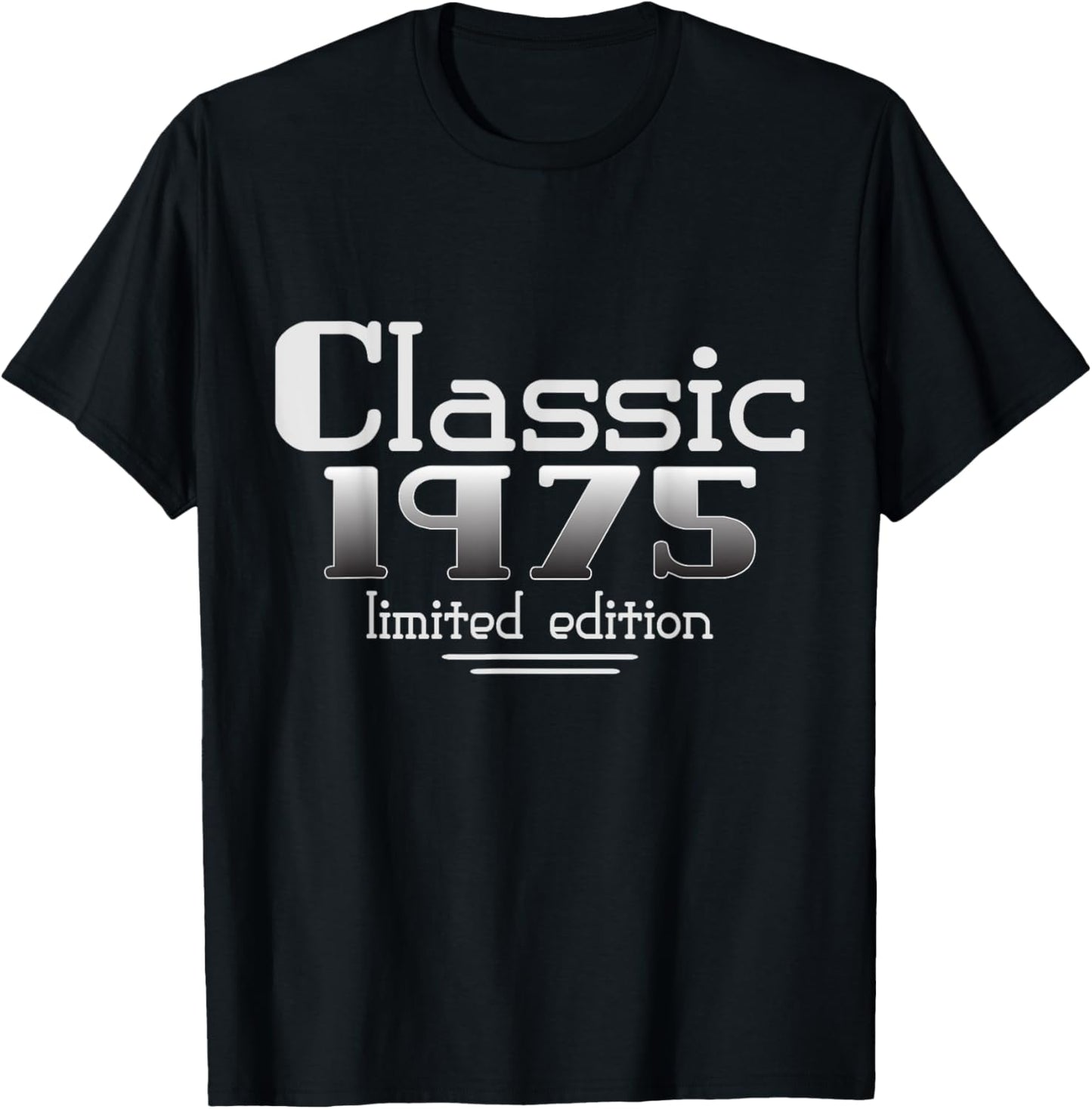50 Year Old Classic 1975 Vintage 50th Birthday Party Men T-Shirt - T-Shirt | Black