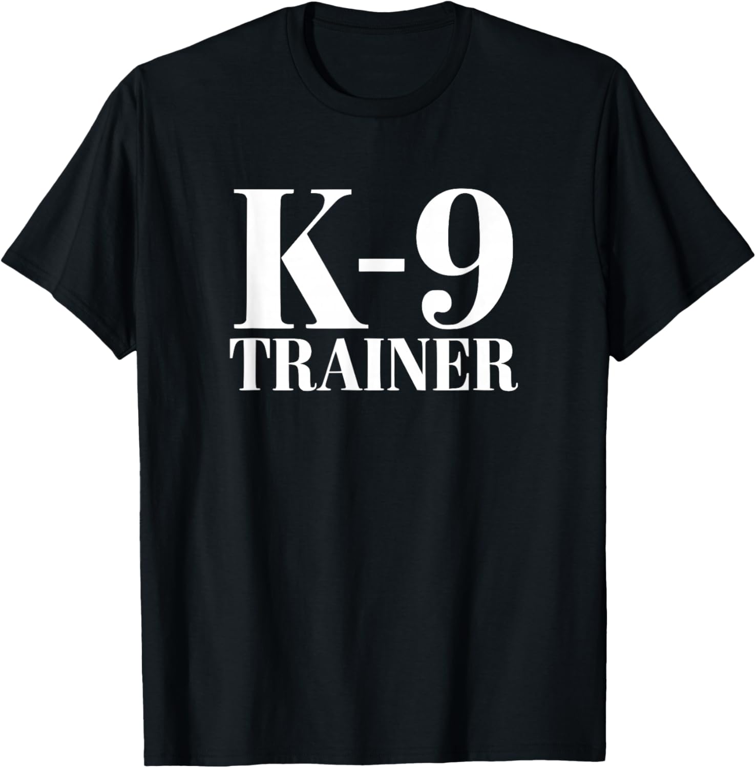 Dog Training K9 Trainer T-Shirt - T-Shirt | Black