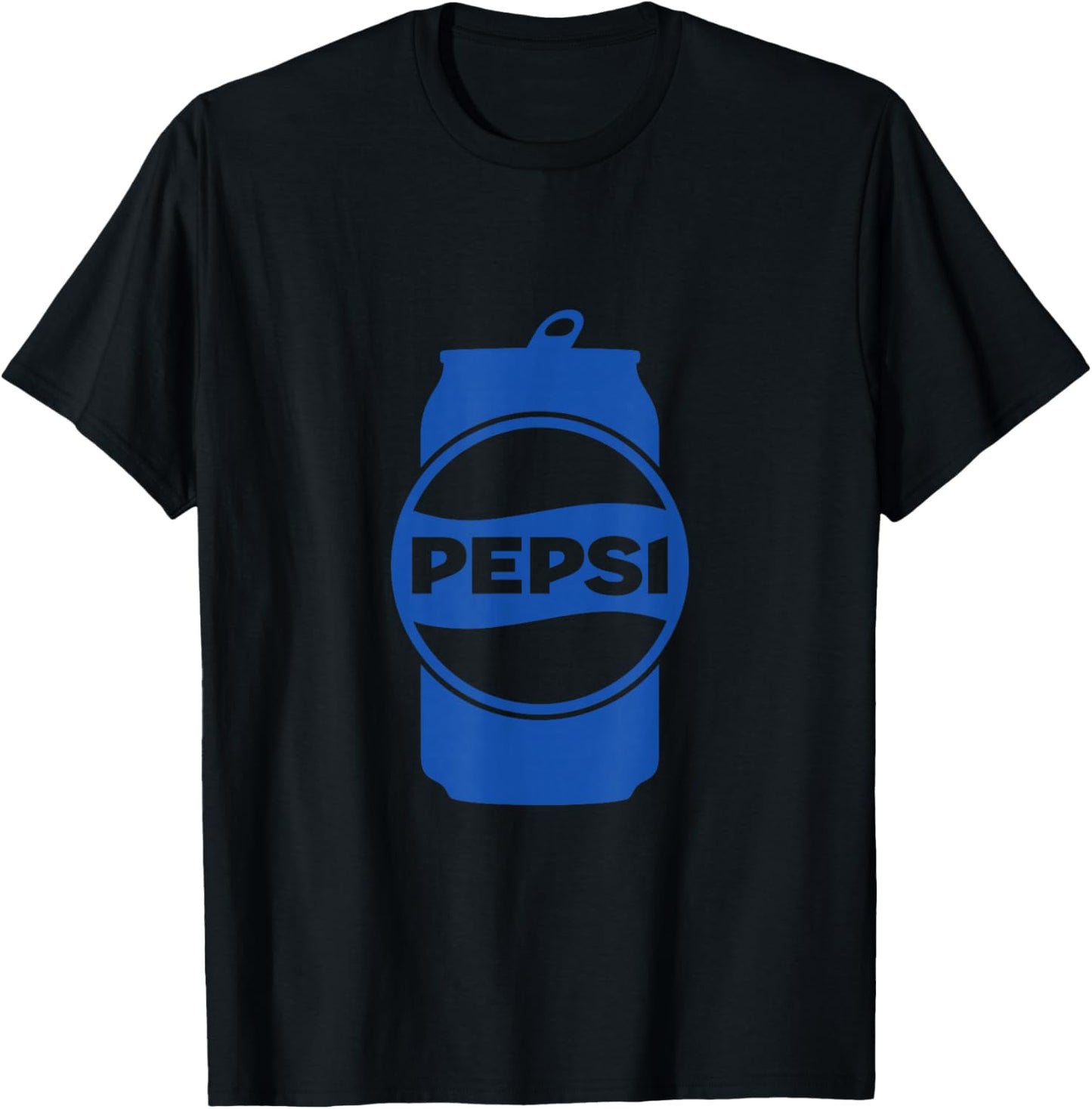 Pepsi PAPL1432 Limonadendosen-Logo-Grafik im Vintage-Stil T-Shirt - T-Shirt | Black